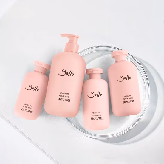 Custom Colourful Green Pink Purple Modern Empty Body Lotion Shampoo Shower Gel Bottles