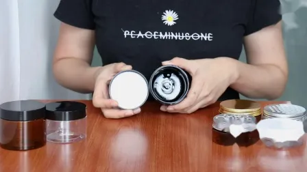 Factory Cosmetic Packaging Custom Amber Pink Blue Green Pet Plastic Cosmetic Cream Container Jar