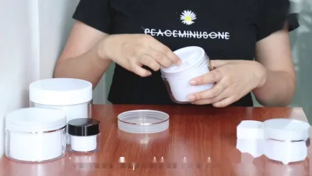 Wholesale 30g 50g 100g 250g 450g Round Pet Plastic Skincare Cosmetic Packaging Cream Jar 