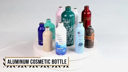 Cosmetic Bottle Aluminum Bottle for Shampoo 100% Recyclable Shampoo Bottle 