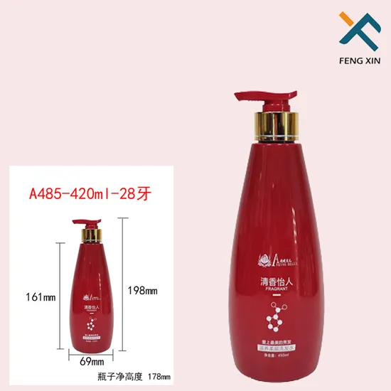 300ml 400ml 500ml 600ml 750ml 1000ml Pet Cosmetic Packing Shampoo Conditioner Lotion Plastic Bottle 