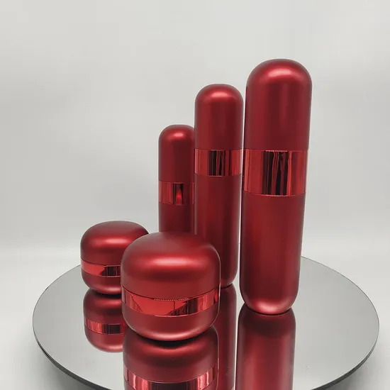 Empty Double Wall Custom 30ml 50ml Luxury Acrylic Plastic Skincare Packaging Lotion Pump Bottle Airless Jar Airless Silver Color Pump Bottle 