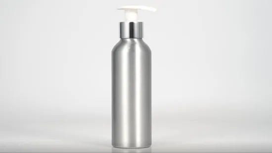 Customized Capacity and Color Shampoo Lotion Gel Aluminum Bottle for Cosmetic Package 