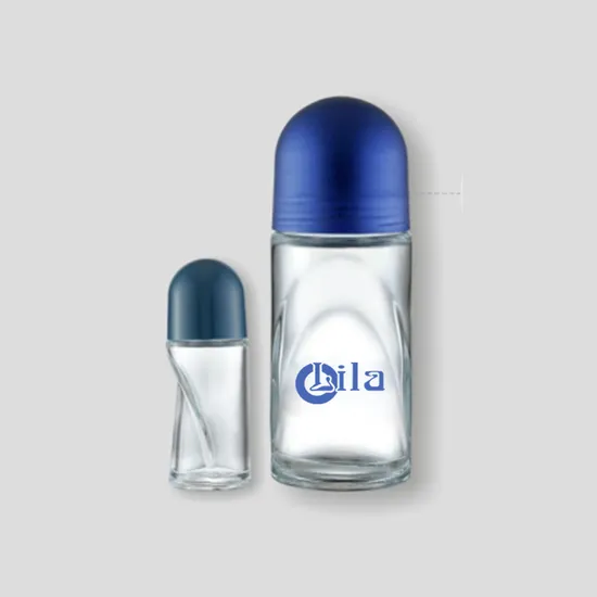 Round Wholesale Cosmetic Packaging Bottles Roller Bottle Roll on Bottle 50ml Roller Bottle with Plastic Roll on Ball 
