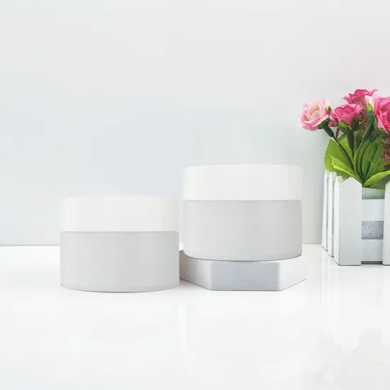 Custom Logo Plastic Packaging Cosmetic Container Skin Care Lotion Cream Jar 