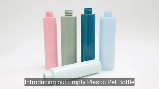 Empty Plastic Pet Bottle Screw Cap Packaging Pet Spray Bottle Cosmetic Bottle 