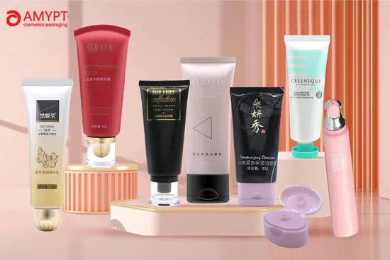 Oval Plastic Hand Cream Tube Packaging Cosmetic Soft Oval Tube 