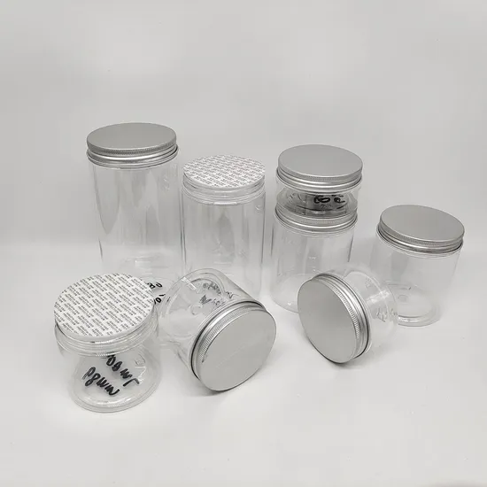 200ml 300ml 500ml Food Packaging Storage Sealed Tank Pet Plastic Jar 